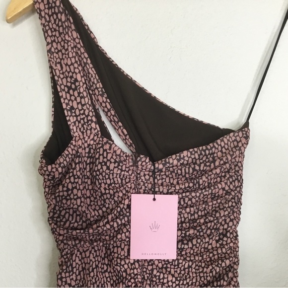 NWT Hello Molly Body Con Ruched Dress - Picture 5 of 7